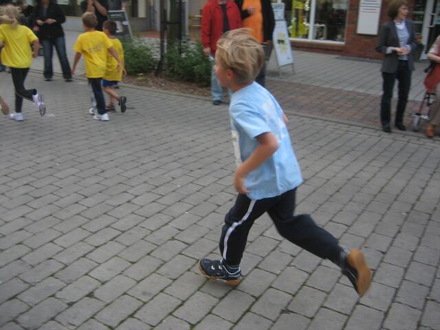 Finn kurz vor dem Ziel