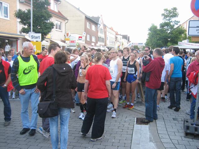 Startaufstellung zum 4 km Lauf