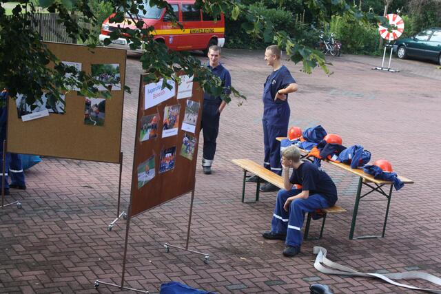Infotafeln von der Jugendfeuerwehr | Foto: Uwe Wolf