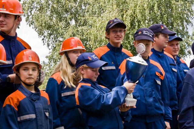 Da-O-We mit dem Siegerpokal