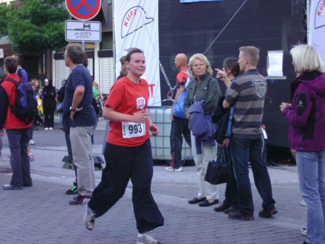 Regula Jantos beim 4Km Lauf