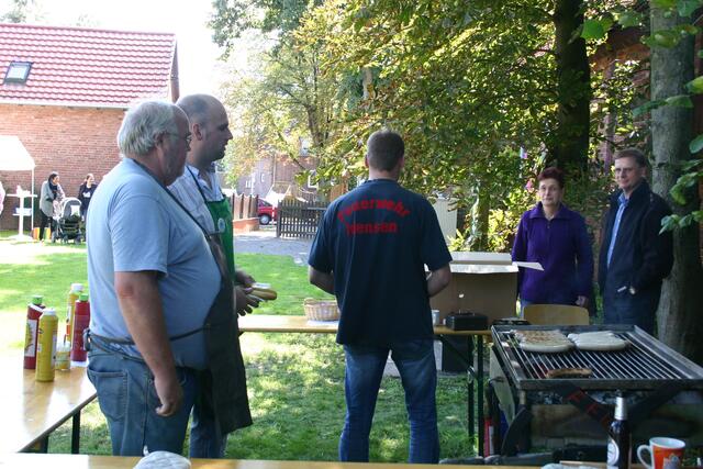 Die Feuerwehr in Aktion...