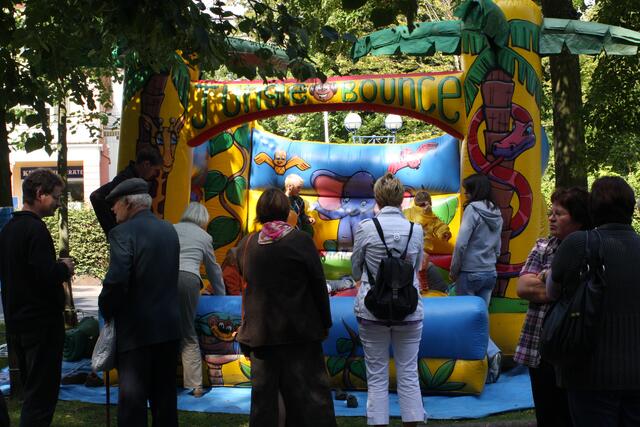 Die Hüpfburg im Kinderland