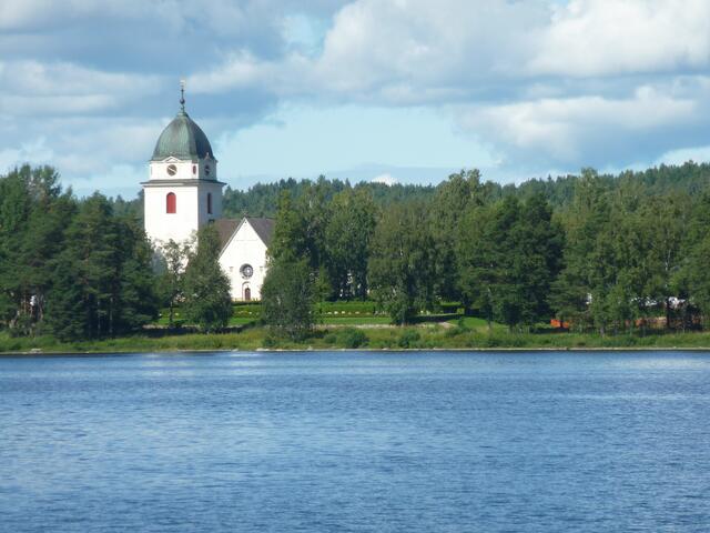 Kirche am Siljansee in Rättvik