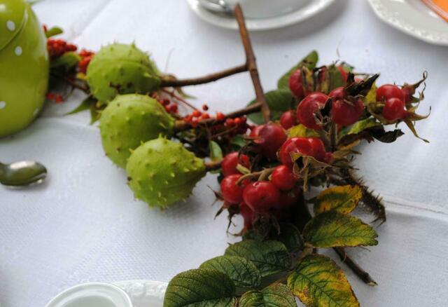 Herbstliche Dekoration