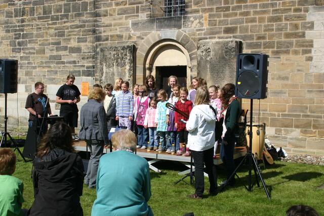 Die Kinder haben eifrig geprobt