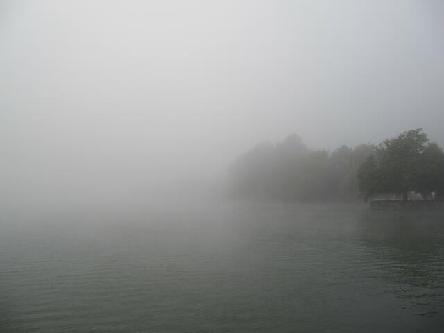 Nebel über dem Maschsee