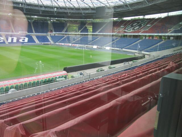 Sicht aus dem VIP-Bereich