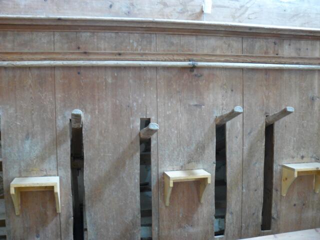 Balganlage der historischen Baumeister-Orgel in Maihingen