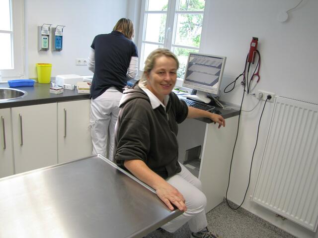 judith Bösser in ihrer neuen Praxis