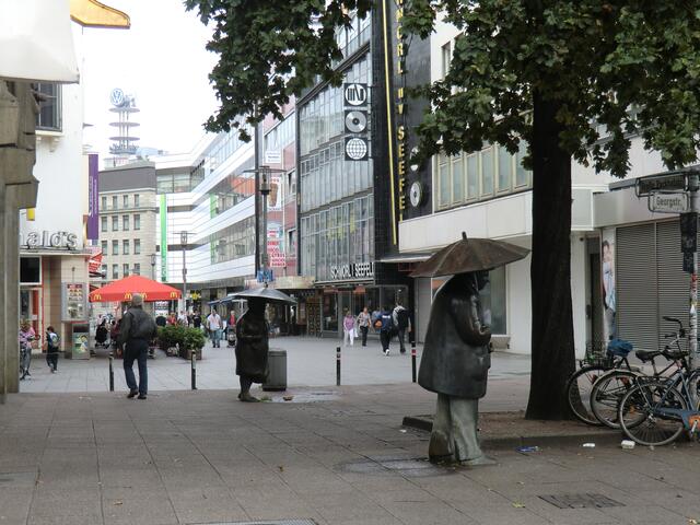 schon mal den Schirm aufspannen