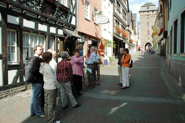 Die Stadtführung dauerte eine Stunde.