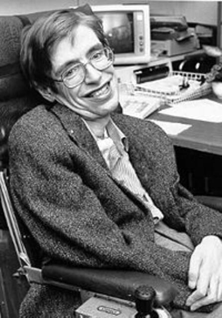 Stephen HAWKING: Foto n. wikipedia: Gemeinfrei (public domain). Die NASA-Urheberrechtsrichtlinie besagt, dass „NASA-Material nicht durch Urheberrecht geschützt ist, wenn es nicht anders angegeben ist“.