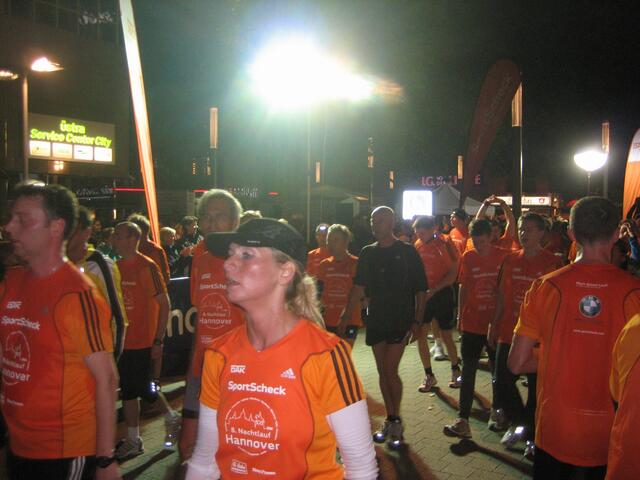 Verpflegungsbereich nach dem Zieleinlauf