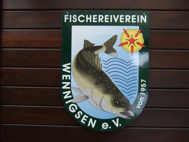 Mittagspause auf dem Gelände des Fischereivereins Wennigsen
