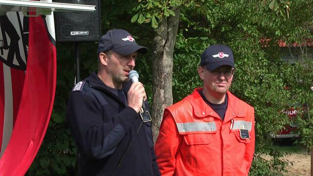 Begrüßung durch Ortsbrandmeister Frank Köther