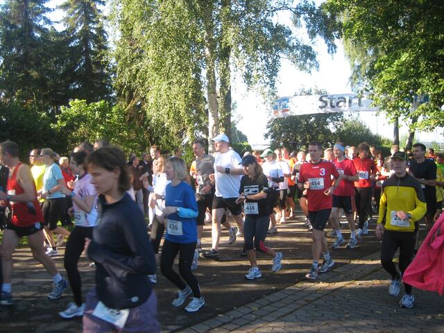 Start 21 km Lauf