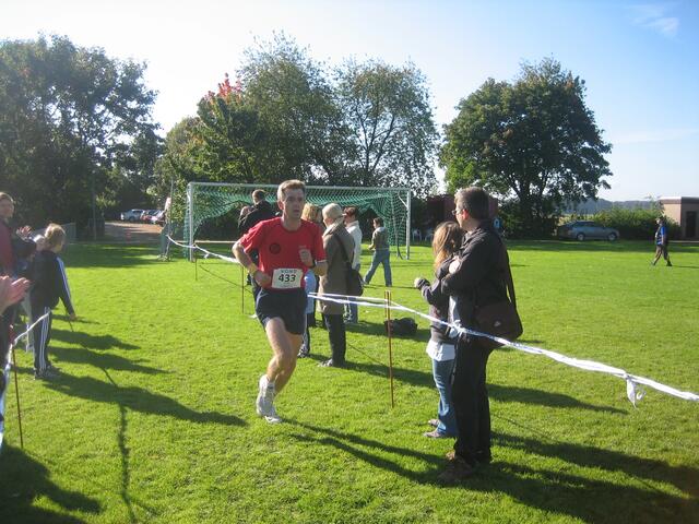 Heiner Bente, 21 km, nach 1:22 Std im Ziel