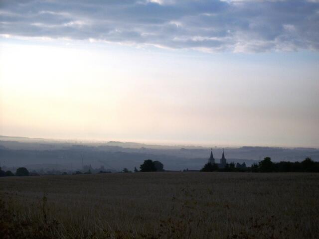 Blick auf Schöningen am Morgen.
