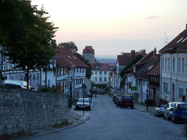 Blick Talwärts in die Stadt