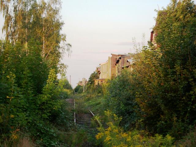 Ende einer Eisenbahnlinie