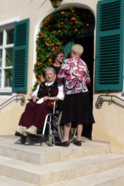Auch meine Mutter gratulierte