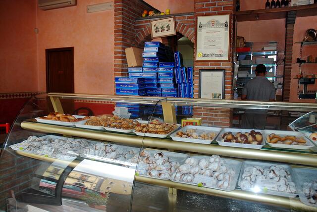 Die Pasticceria von Vittorio Papotto von innen ...