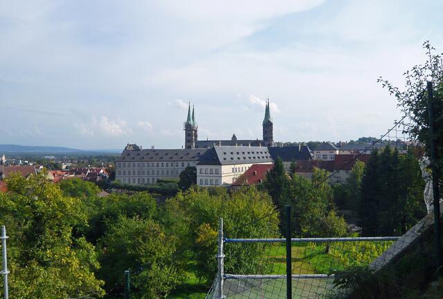 Vom Michaelsberg der Ausblick zur Neuen Residenz und zum Dom