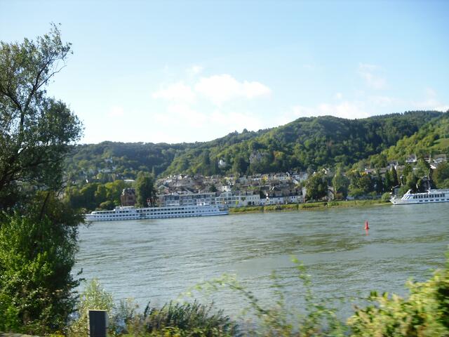 reger Verkehr auf dem Rhein