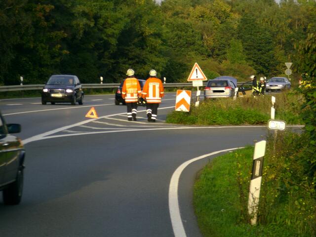 ...beide PKW waren etwa 250 Meter voneinander entfernt zu finden...