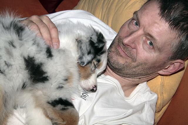 ich mit einem meiner Hunde | Foto: Carsten Wäßerling