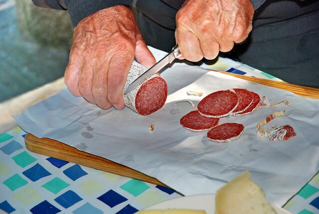 Salami - frisch vom Bauernmarkt