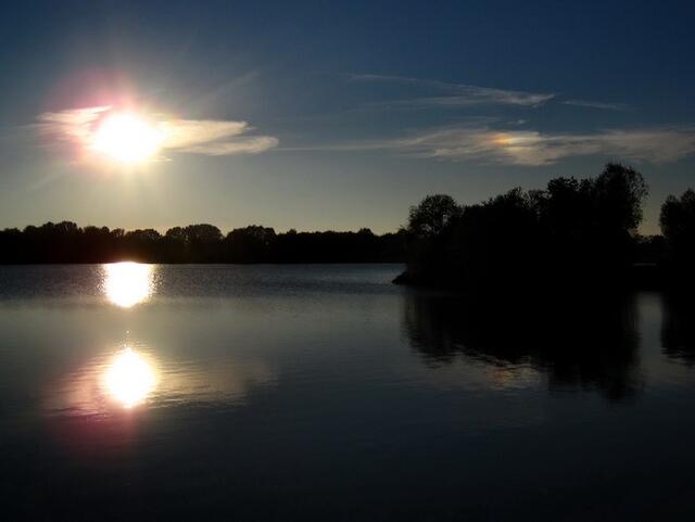 Nebensonne am  Schabringer See