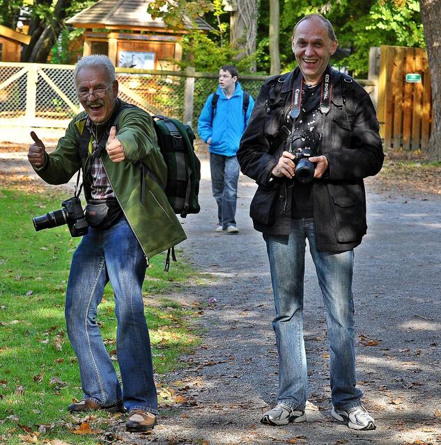 Reinhold und Claus sind gut drauf