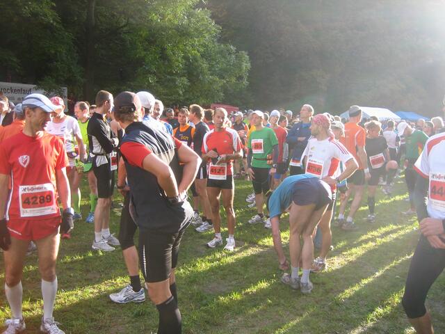 Startaufstellung zum Marathon