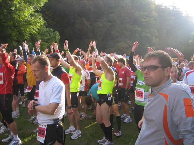 Aufwärmübungen und Einstimmung auf den Lauf