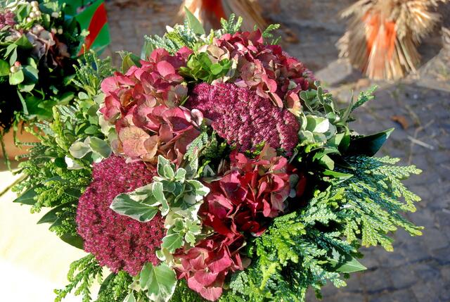 Liebe myheimatler/innen, nun ratet mal, wer diesen schönen Herbststrauß gesammelt und gebunden hat? > > >