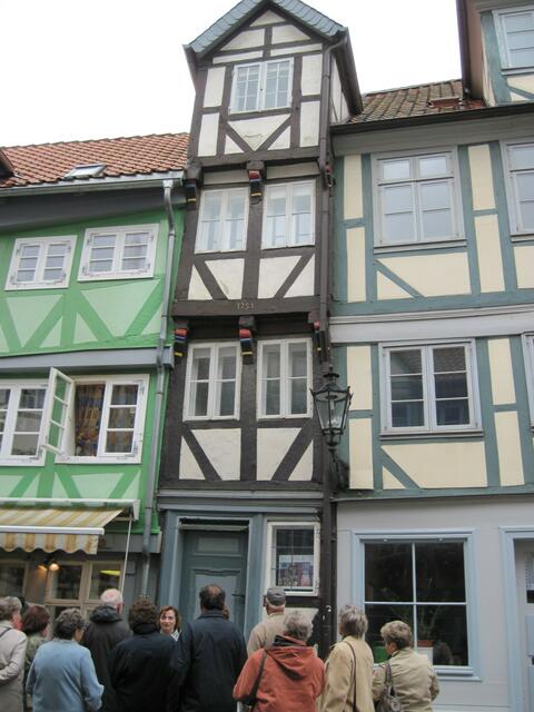 Das schmalste Haus in Wolfenbüttel hat immerhin ein Wohnfläche von 140 Quadratmetern.