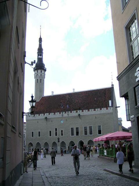Blick aufs Rathaus