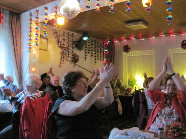 Gute Stimmung bei fröhlicher Musik.