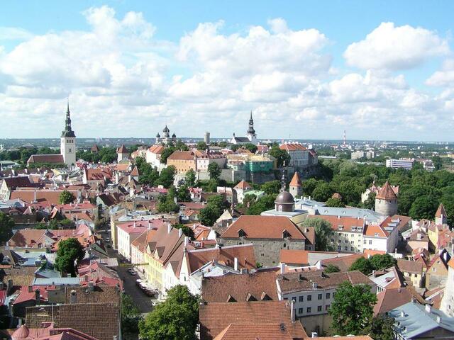 Tallinn aus der Vogelperspektive