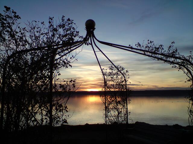 Sonnenuntergang im Hebst
