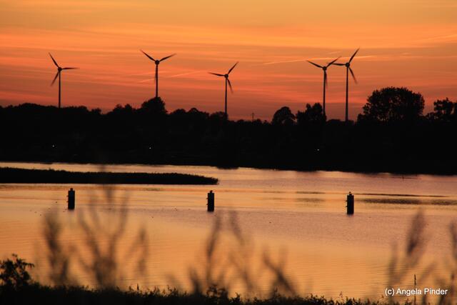 Sonnenuntergang im Herbst