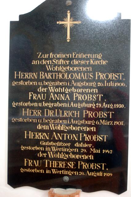 Die Stiftertafel von Neuschenau