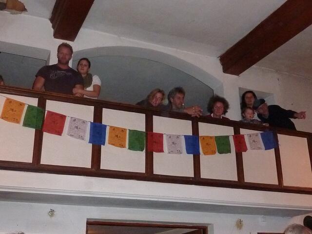 Vom Balkon aus hat man einen guten Blick