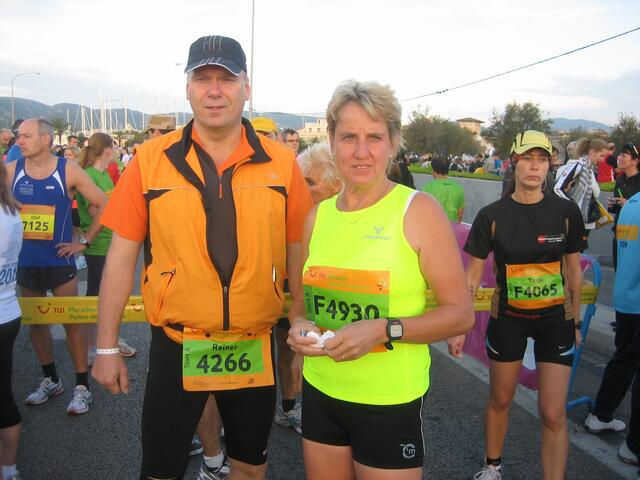 Reiner und Birgit im Startblock