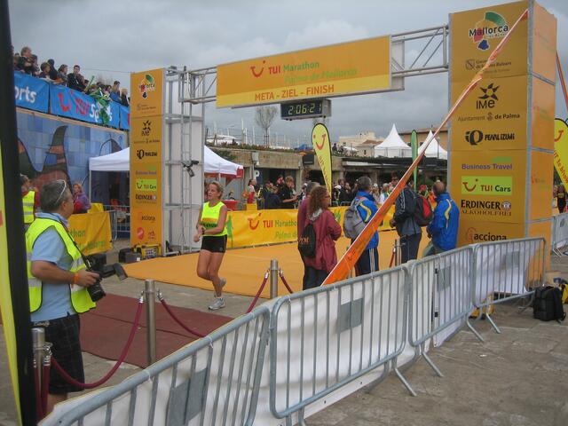 Zieleinlauf Birgit