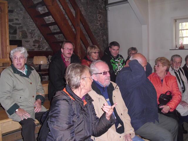 Beim Glasblasen