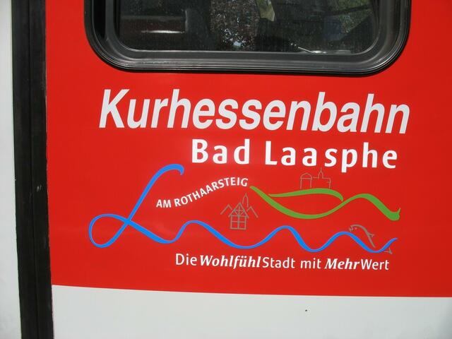 Logo von Bad Laasphe an 628 255 (30.8.2009)