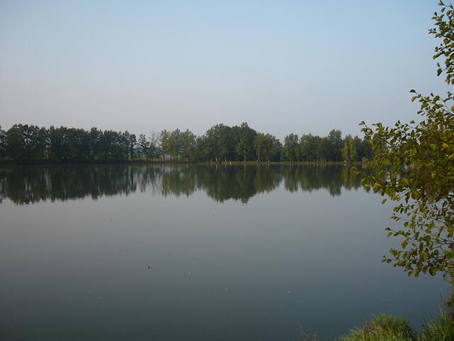 "Unser See" am Morgen.
